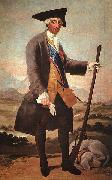 Francisco de Goya King Charles III as a hunter oil painting